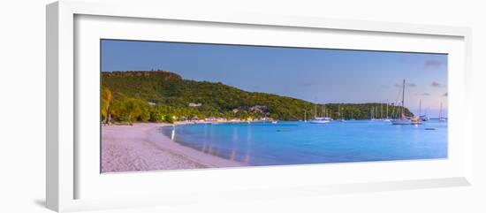 Caribbean, Antigua, Freeman's Bay, Galleon Beach at Dusk-Alan Copson-Framed Photographic Print