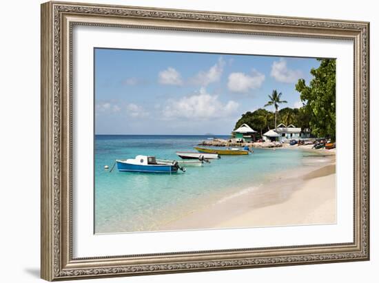 Caribbean Boats I-Karyn Millet-Framed Photo