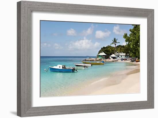 Caribbean Boats I-Karyn Millet-Framed Photo