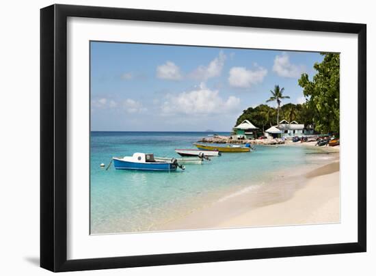 Caribbean Boats I-Karyn Millet-Framed Photo