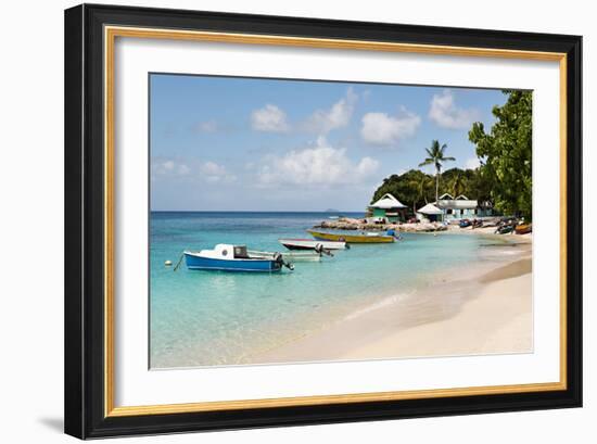 Caribbean Boats I-Karyn Millet-Framed Photo