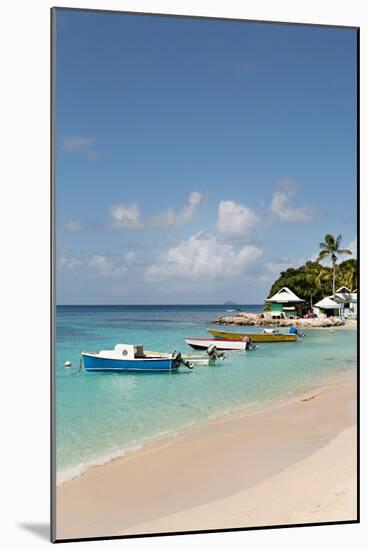 Caribbean Boats III-Karyn Millet-Mounted Photo