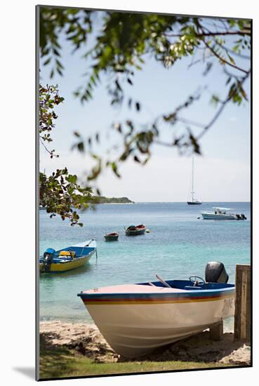 Caribbean Boats IV-Karyn Millet-Mounted Photo