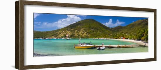 Caribbean, British Virgin Islands, Jost Van Dyke, Great Harbour-Alan Copson-Framed Photographic Print