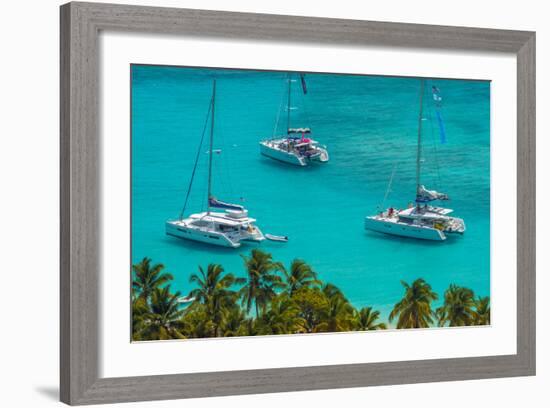 Caribbean, British Virgin Islands, Jost Van Dyke, White Bay-Alan Copson-Framed Photographic Print