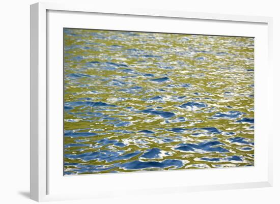 Caribbean, British Virgin Islands, Peter Island. Water Patterns-Kevin Oke-Framed Photographic Print