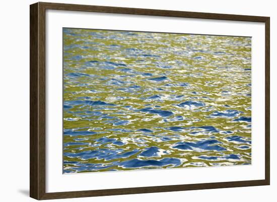 Caribbean, British Virgin Islands, Peter Island. Water Patterns-Kevin Oke-Framed Photographic Print