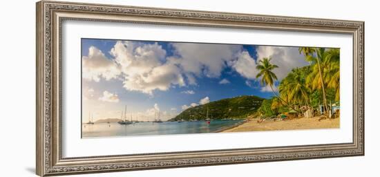 Caribbean, British Virgin Islands, Tortola, Cane Garden Bay, Cane Garden Bay Beach-Alan Copson-Framed Photographic Print