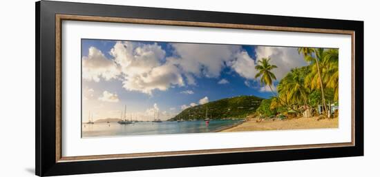 Caribbean, British Virgin Islands, Tortola, Cane Garden Bay, Cane Garden Bay Beach-Alan Copson-Framed Photographic Print