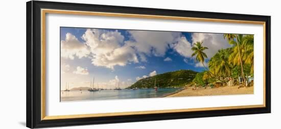 Caribbean, British Virgin Islands, Tortola, Cane Garden Bay, Cane Garden Bay Beach-Alan Copson-Framed Photographic Print
