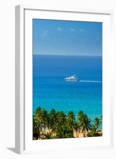 Caribbean, British Virgin Islands, Tortola, Lambert Bay, Lambert Bay Beach-Alan Copson-Framed Photographic Print