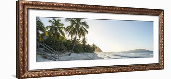 Caribbean, British Virgin Islands, Tortola, Long Bay, Long Bay Beach-Alan Copson-Framed Photographic Print