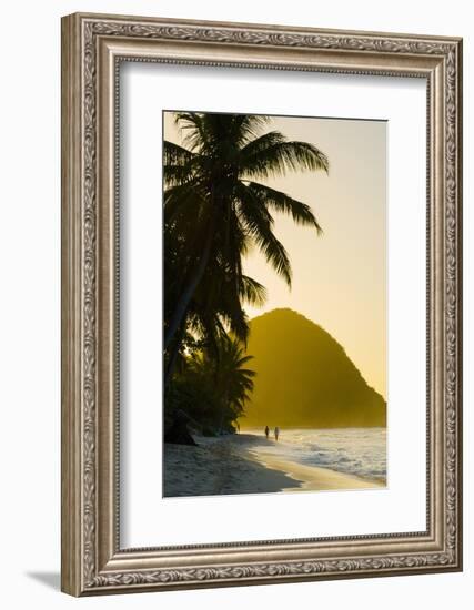 Caribbean, British Virgin Islands, Tortola, Long Bay, Long Bay Beach-Alan Copson-Framed Photographic Print