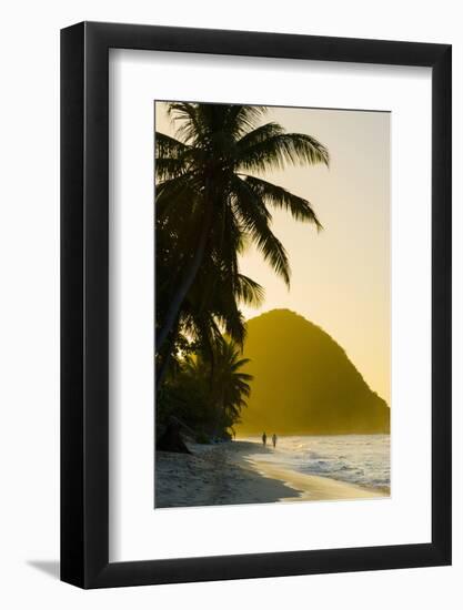 Caribbean, British Virgin Islands, Tortola, Long Bay, Long Bay Beach-Alan Copson-Framed Photographic Print