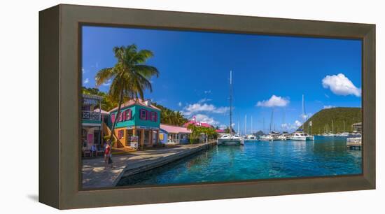 Caribbean, British Virgin Islands, Tortola, Sopers Hole-Alan Copson-Framed Premier Image Canvas