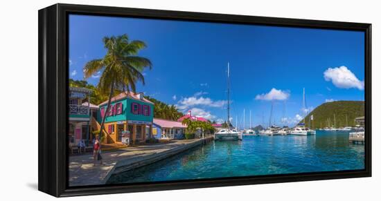 Caribbean, British Virgin Islands, Tortola, Sopers Hole-Alan Copson-Framed Premier Image Canvas