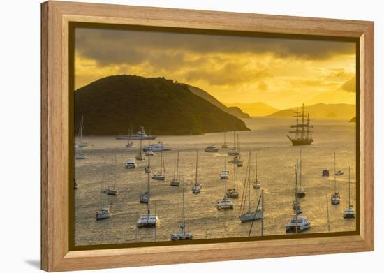 Caribbean, British Virgin Islands, Tortola, Sopers Hole-Alan Copson-Framed Premier Image Canvas