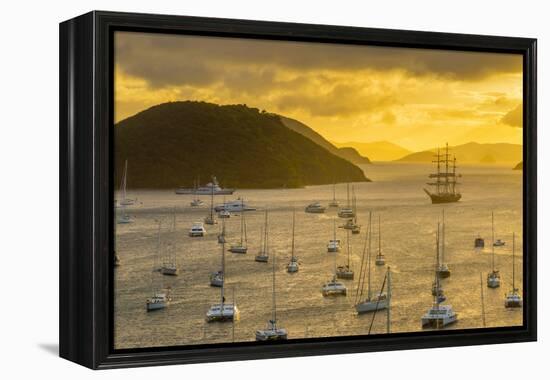 Caribbean, British Virgin Islands, Tortola, Sopers Hole-Alan Copson-Framed Premier Image Canvas