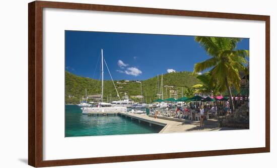 Caribbean, British Virgin Islands, Tortola, Sopers Hole-Alan Copson-Framed Photographic Print