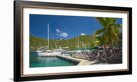 Caribbean, British Virgin Islands, Tortola, Sopers Hole-Alan Copson-Framed Photographic Print