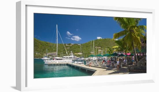 Caribbean, British Virgin Islands, Tortola, Sopers Hole-Alan Copson-Framed Photographic Print