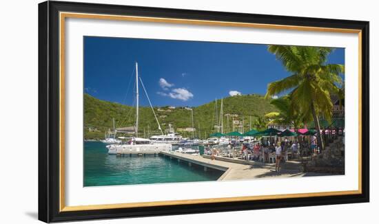 Caribbean, British Virgin Islands, Tortola, Sopers Hole-Alan Copson-Framed Photographic Print