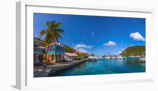 Caribbean, British Virgin Islands, Tortola, Sopers Hole-Alan Copson-Framed Photographic Print