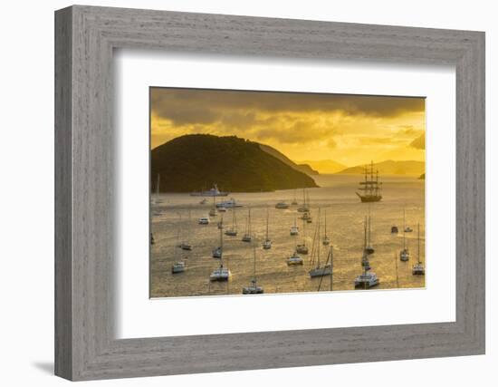 Caribbean, British Virgin Islands, Tortola, Sopers Hole-Alan Copson-Framed Photographic Print