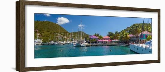 Caribbean, British Virgin Islands, Tortola, Sopers Hole-Alan Copson-Framed Photographic Print