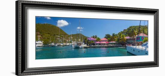 Caribbean, British Virgin Islands, Tortola, Sopers Hole-Alan Copson-Framed Photographic Print