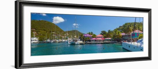 Caribbean, British Virgin Islands, Tortola, Sopers Hole-Alan Copson-Framed Photographic Print