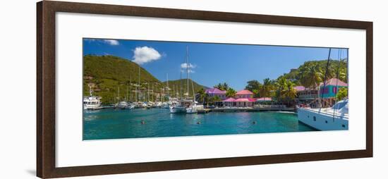 Caribbean, British Virgin Islands, Tortola, Sopers Hole-Alan Copson-Framed Photographic Print