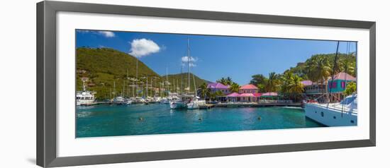 Caribbean, British Virgin Islands, Tortola, Sopers Hole-Alan Copson-Framed Photographic Print