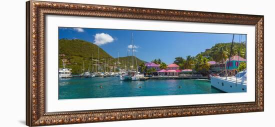 Caribbean, British Virgin Islands, Tortola, Sopers Hole-Alan Copson-Framed Photographic Print