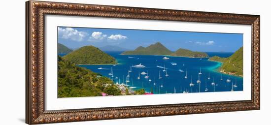 Caribbean, British Virgin Islands, Tortola, Sopers Hole-Alan Copson-Framed Photographic Print
