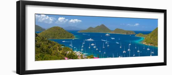 Caribbean, British Virgin Islands, Tortola, Sopers Hole-Alan Copson-Framed Photographic Print