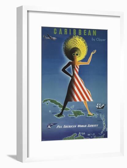 Caribbean by Clipper-null-Framed Giclee Print