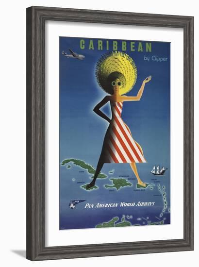 Caribbean by Clipper-null-Framed Giclee Print