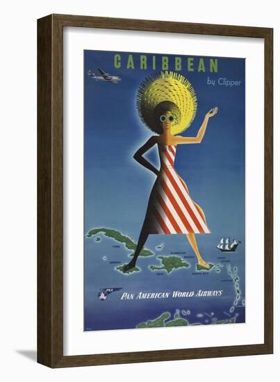 Caribbean by Clipper-null-Framed Giclee Print