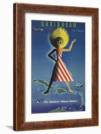 Caribbean by Clipper-null-Framed Giclee Print