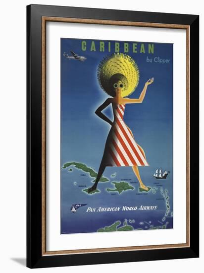 Caribbean by Clipper-null-Framed Giclee Print