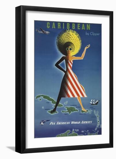 Caribbean by Clipper-null-Framed Giclee Print