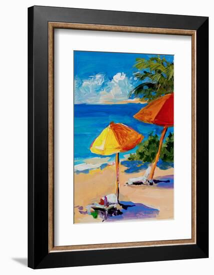 Caribbean Coast-Jane Slivka-Framed Photographic Print