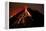 Caribbean, Costa Rica. Mt. Arenal erupting with molten lava-Jaynes Gallery-Framed Premier Image Canvas