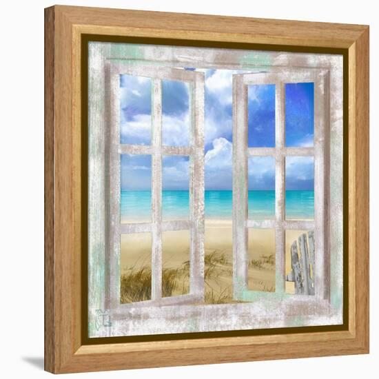 Caribbean Cottage-Tina Lavoie-Framed Premier Image Canvas