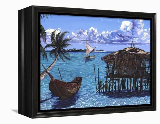 Caribbean Dreams-Scott Westmoreland-Framed Stretched Canvas