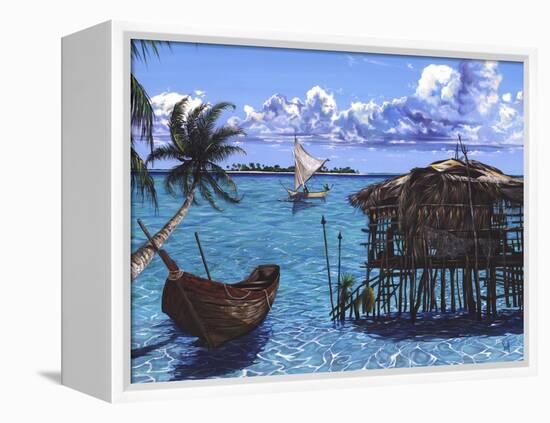 Caribbean Dreams-Scott Westmoreland-Framed Stretched Canvas