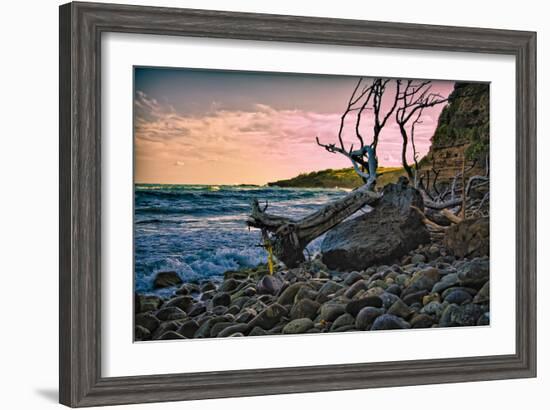 Caribbean, Grenada, Lasagesse Beach-Rona Schwarz-Framed Photographic Print