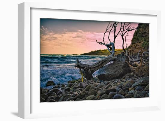Caribbean, Grenada, Lasagesse Beach-Rona Schwarz-Framed Photographic Print