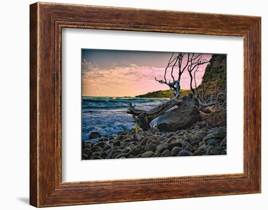 Caribbean, Grenada, Lasagesse Beach-Rona Schwarz-Framed Photographic Print